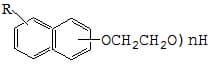 Nonionic surfactant polyoxyethylene alkyl naphthol AN serie